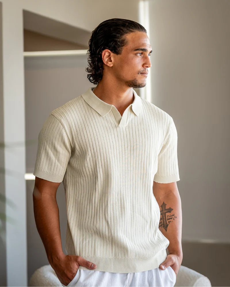 Algarve Ribbed Polo